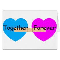 Together Forever Bandaide Hearts cards by ValentinesDayHearts Together Forever Bandaide Hearts cards