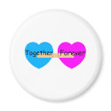 Together Forever Bandaide Hearts magnets