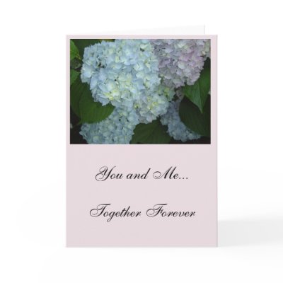 Together Forever - blank card by seashell2