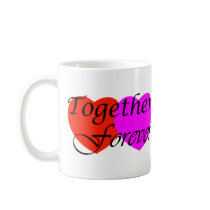 Together Forever Hearts mugs by ValentinesDayHearts Together Forever Hearts mugs