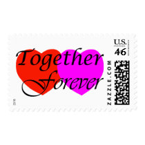 Together Forever Hearts postage by ValentinesDayHearts Together Forever Hearts postage