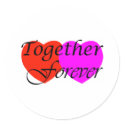 Together Forever Hearts stickers