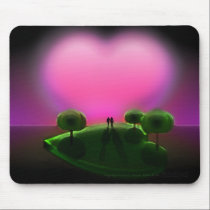 Together on Lover's Island Mousepad