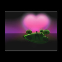 Together on lovers Island Post Card