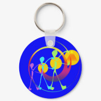 Together one in rainbow light keychains
