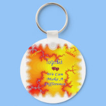 Together We Can Fight Leukemia Keychain by deesbasenjis Together We Can Fight Leukemia Keychain