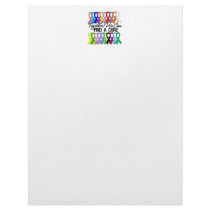 Together We Can Find A Cure CANCER RIBBONS Letterhead Design