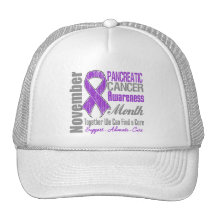 Together We Can Find a Cure - Pancreatic  Cancer Trucker Hat