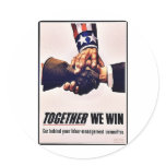 Together We Win stickers