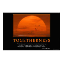 Togetherness Poster posters