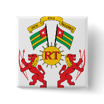 Togo Coat of Arms detail Pinback Buttons