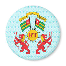 Togo Coat of Arms detail Fridge Magnet