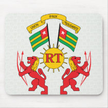 Togo Coat of Arms detail Mousepads