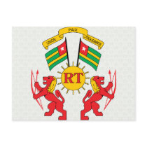 Togo Coat of Arms detail Post Cards