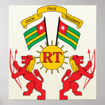 Togo Coat of Arms detail Posters