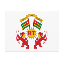 Togo Coat of Arms Postcard