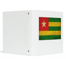 Togo Flag 3 Ring Binder