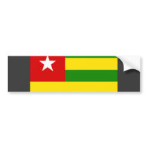 Togo Flag bumper stickers