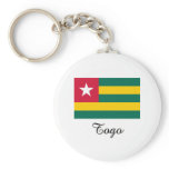 Togo Flag Design Key Chain