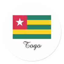Togo Flag Design stickers