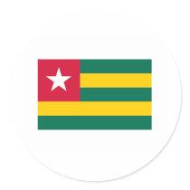 Togo FLAG International stickers