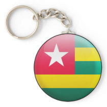 Togo Flag Key Chain