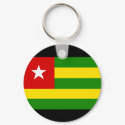 Togo Flag keychains