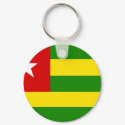 Togo Flag keychains