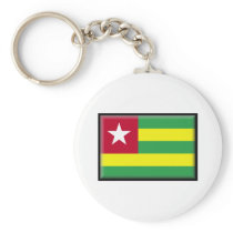 Togo Flag Keychain