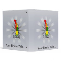 Togo Flag Map 2.0 3 Ring Binder