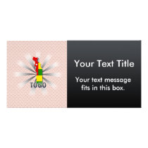 Togo Flag Map 2.0 Photo Card