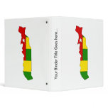 Togo Flag Map full size binders