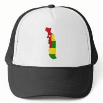 Togo Flag Map full size Hats