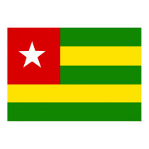 Togo Flag posters