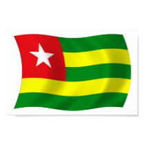 Togo Flag Poster Print