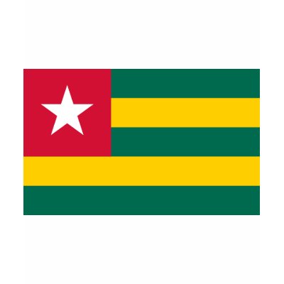 Togo Flag Products Tshirt by FlagBaby