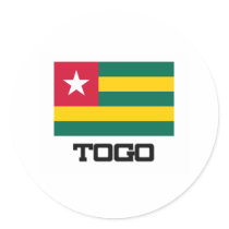 Togo Flag stickers