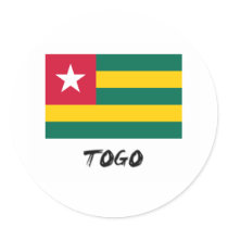 Togo Flag stickers
