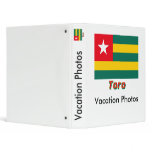 Togo Flag with name in Russian binders