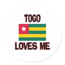Togo Loves Me stickers