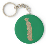 Togo Map Keychain