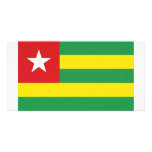 Togo National Flag Photo Card Template