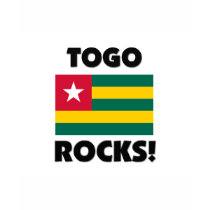 Togo Rocks t-shirts by flagshirt Togo Rocks t-shirts