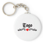 Togo Tattoo Style Keychain