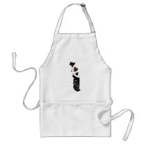 Togo Trendy Peace Sign with Togolese map Apron