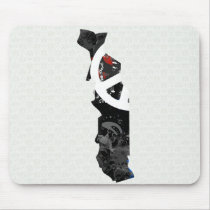 Togo Trendy Peace Sign with Togolese map Mousepad