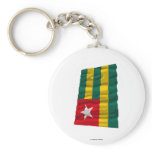 Togo Waving Flag Keychain