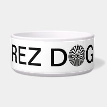 Tohono O'odham Man in the Maze REZ DOG Bowl