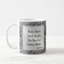 Toil and Trouble Shakespeare Halloween Mug