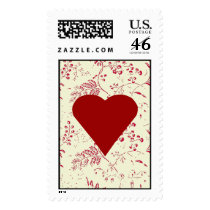Toile Heart Stamp by litabug Toile Heart Stamp